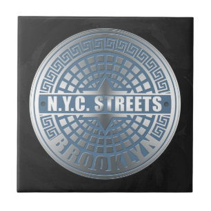 Hoesje Brooklyn Blue Tegeltje