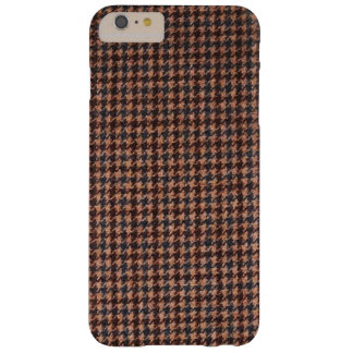 Hoesje: Bruine tweed fabric Barely There iPhone 6 Plus Hoesje
