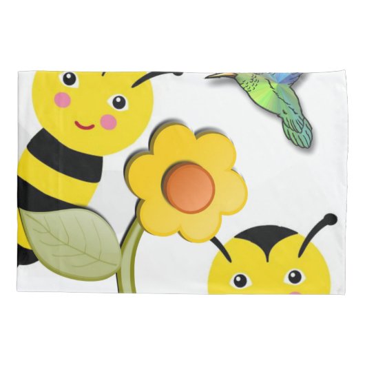 Hoesje Bumblebeendromen Kussensloop (Achterkant)