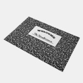 Hoesje Compositie Book Welkomstbericht Deurmat (Schuin)