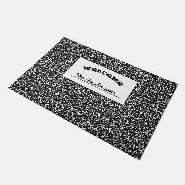 Hoesje Compositie Book Welkomstbericht Deurmat (Schuin)