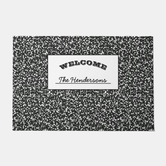 Hoesje Compositie Book Welkomstbericht Deurmat (Voorkant)