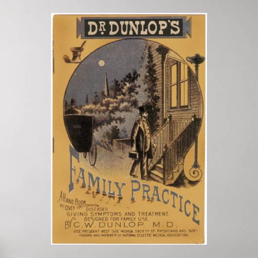  Hoesje Doctor Dunlop's Family Practice Poster (Voorkant)