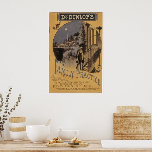  Hoesje Doctor Dunlop's Family Practice Poster (Keuken)
