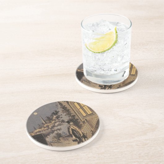  Hoesje Doctor Dunlop's Family Practice Zandsteen Onderzetter (Zijkant)