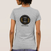 Hoesje Does Beer: Vrouwen Basic Crew Neck T-shirt (Achterkant)