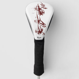Hoesje driver, wit golfheadcover