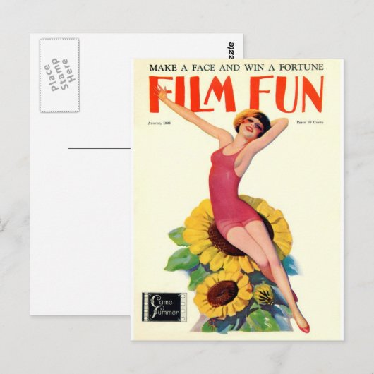 Hoesje  film - badschoonheid briefkaart (Voorkant / Achterkant)