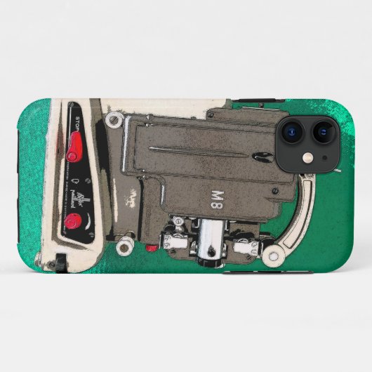  Hoesje filmprojector — Mate iPhone case (Achterkant (horizontaal))