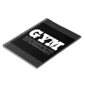 Hoesje fitness Notitieboek Gym Workout Pump (Linkerzijde)