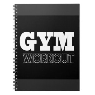 Hoesje fitness Notitieboek Gym Workout Pump