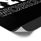 Hoesje fitness Poster Gym Workout Pump (Hoek)