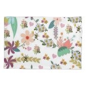 Hoesje Floral Bumblebee Kussensloop (Achterkant)