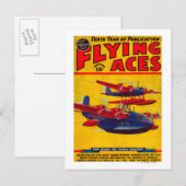 Hoesje Flying Aces Magazine Briefkaart (Voorkant / Achterkant)