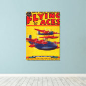 Hoesje Flying Aces Magazine Canvas Afdruk (Insitu (Houten vloer))
