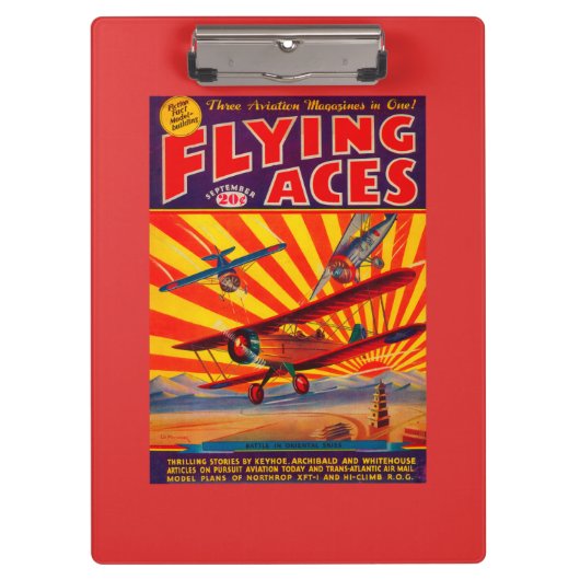 Hoesje Flying Aces Magazine Klembord (Voorkant)