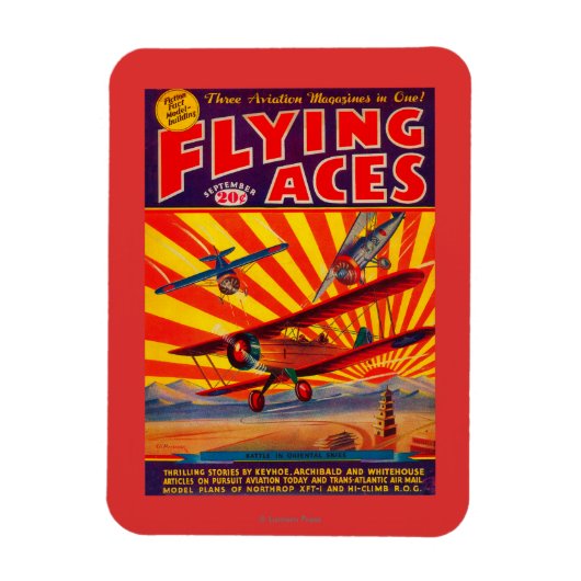 Hoesje Flying Aces Magazine Magneet (Verticaal)
