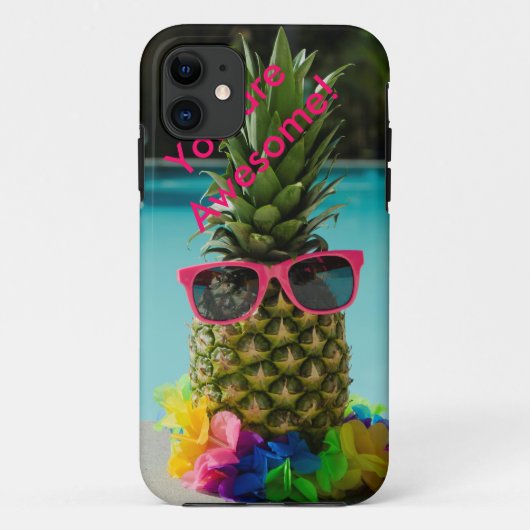Hoesje "Funny Pineapple" (Achterkant)