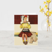 Hoesje Girl Kaart (Gele Bloem)