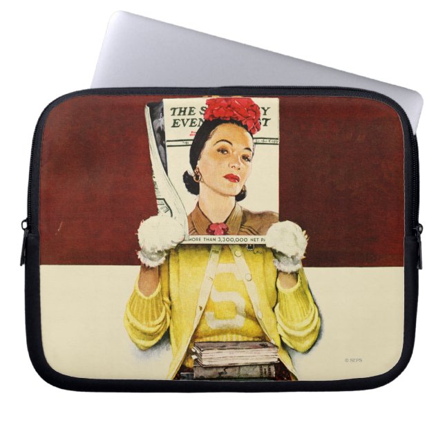 Hoesje Girl Laptop Sleeve (Voorkant)