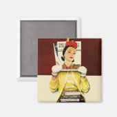 Hoesje Girl Magneet (Voorkant / Achterkant)