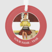 Hoesje Girl Ornament (achterkant)