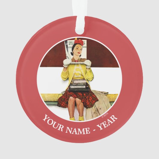 Hoesje Girl Ornament (achterkant)