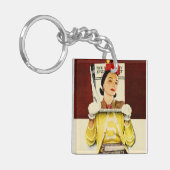 Hoesje Girl Sleutelhanger (Voorkant Links)