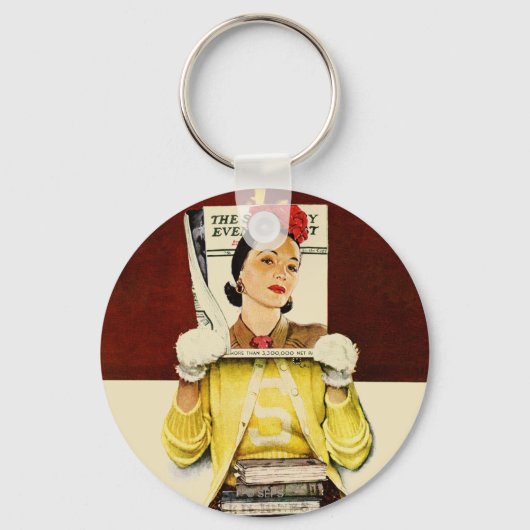 Hoesje Girl Sleutelhanger (Voorkant)