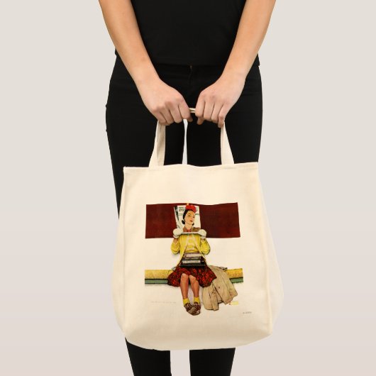 Hoesje Girl Tote Bag (Voorkant (product))