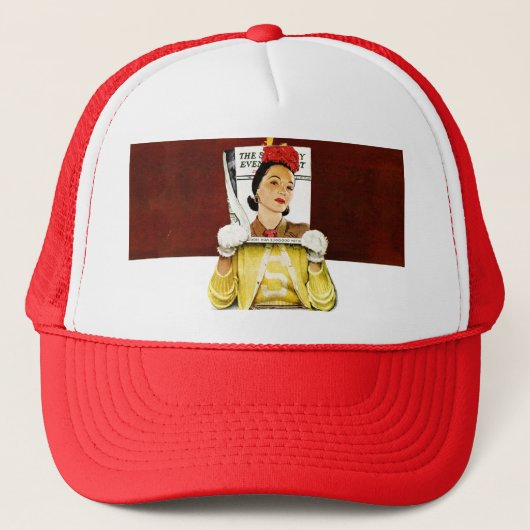 Hoesje Girl Trucker Pet (Voorkant)