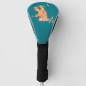 Hoesje Golfing Rooster Driver Golfheadcover (Voorkant)