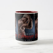 Hoesje Graves Book van Drew Sera opslaan - Hoesje Tweekleurige Koffiemok (Center)