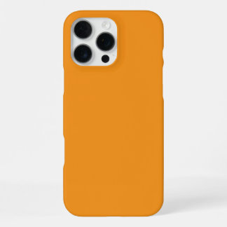 Hoesje heeft een levendig, warm oranje iphone hoes iPhone 16 pro max hoesje