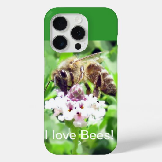 Hoesje - Honingbij op Bloesem (Achterkant)