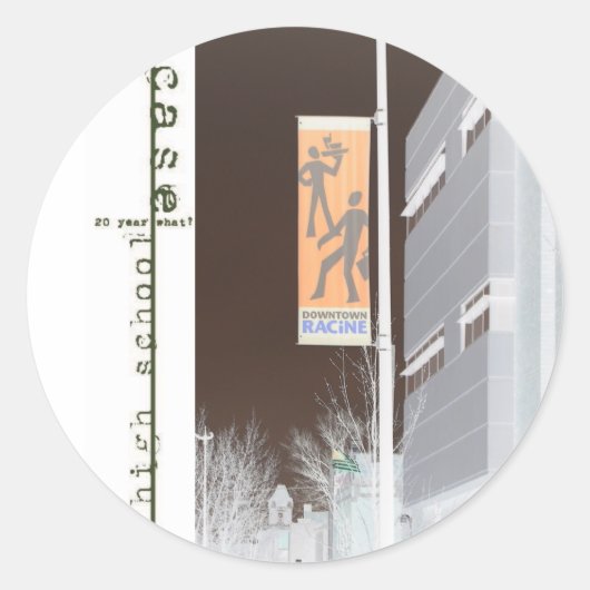 Hoesje HS Klasse van 1988 Reunion Ronde Sticker (Voorkant)