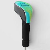 Hoesje "I AM"-driver Golfheadcover (Schuin)