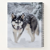 Hoesje in de sneeuw notitieboek (Achterkant)