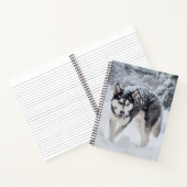 Hoesje in de sneeuw notitieboek (Binnen)