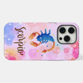 Hoesje iPhon 15 Schorpioen iPhone Hoesje (Achterkant horizontaal)