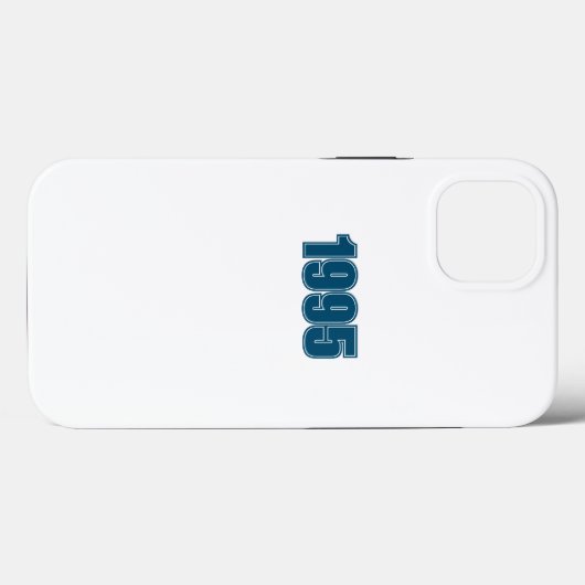 Hoesje iPhone geboortejaar (Achterkant (horizontaal))