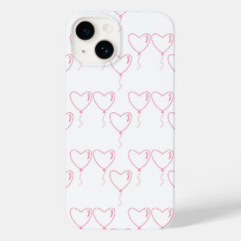 Hoesje iPhone rood hart Valentijnsdag