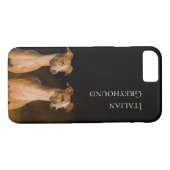 Hoesje Italiaanse Greyhound Phone (Achterkant (Horizontaal))
