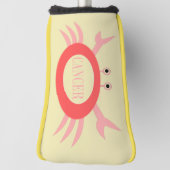 Hoesje Kankersterkrab Putter Golfheadcover (Draai 90)