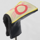 Hoesje Kankersterkrab Putter Golfheadcover (3/4 voorkant)