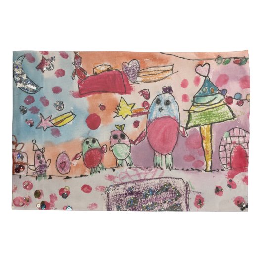 Hoesje kerstmis kussensloop (Achterkant)