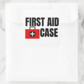 Hoesje Kit First Aid Vierkante Sticker (Tas)