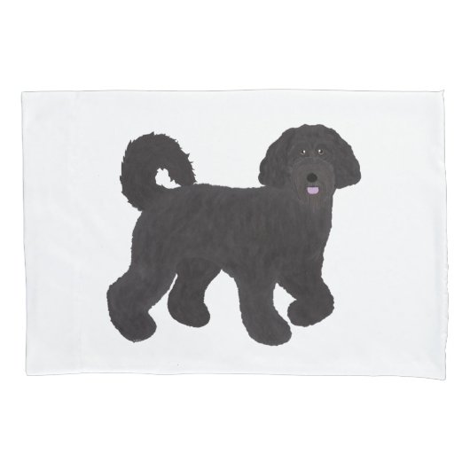 Hoesje Labradoodle Pillow Kussensloop (Voorkant)