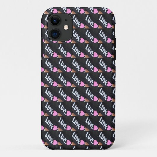 hoesje liefdesroze harten (Achterkant)