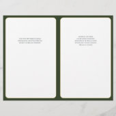 Hoesje Life Mitzvah-programma (Achterkant)